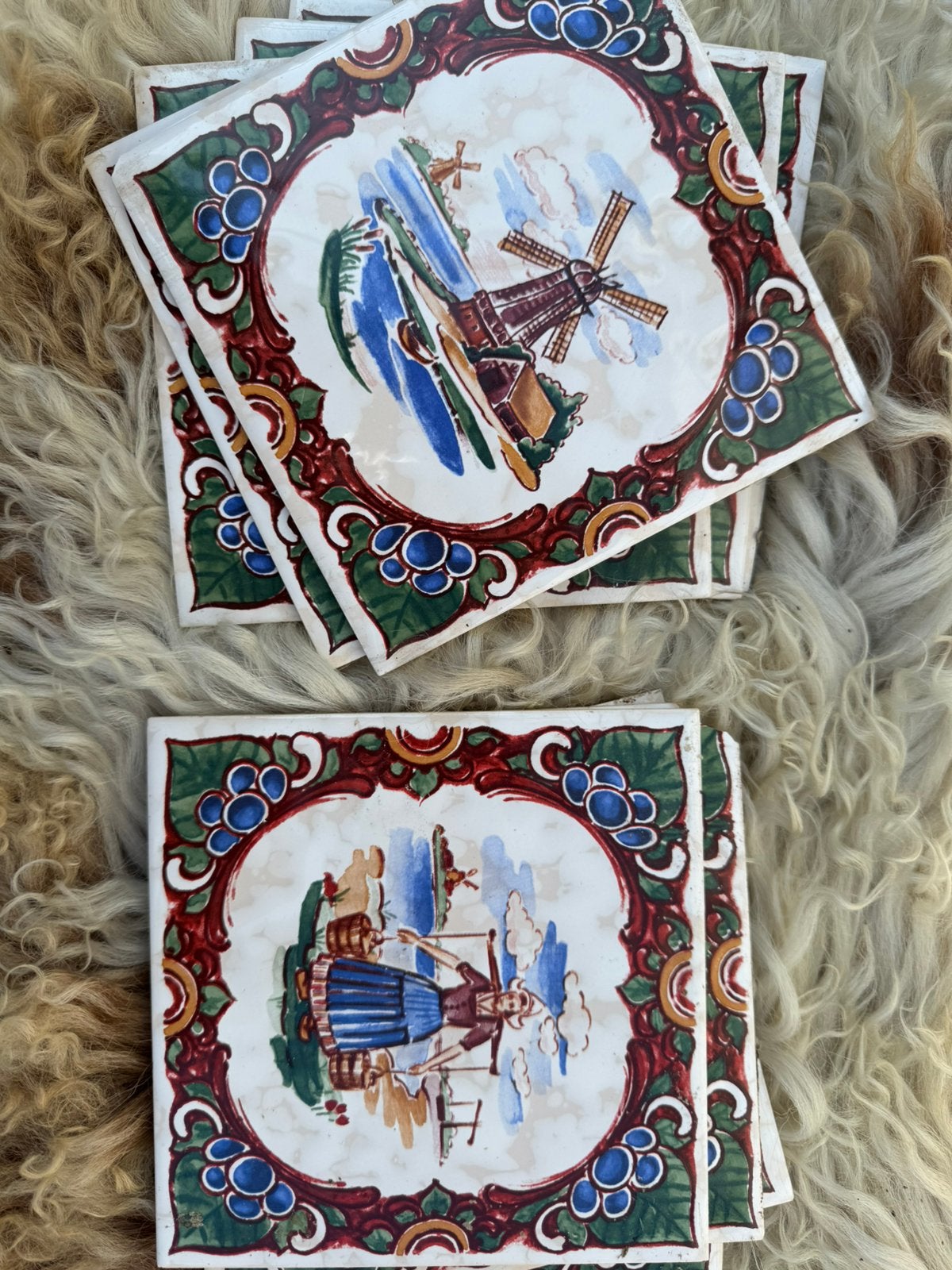 Vintage tegeltjes tegels, Antiek en Kunst, Ophalen