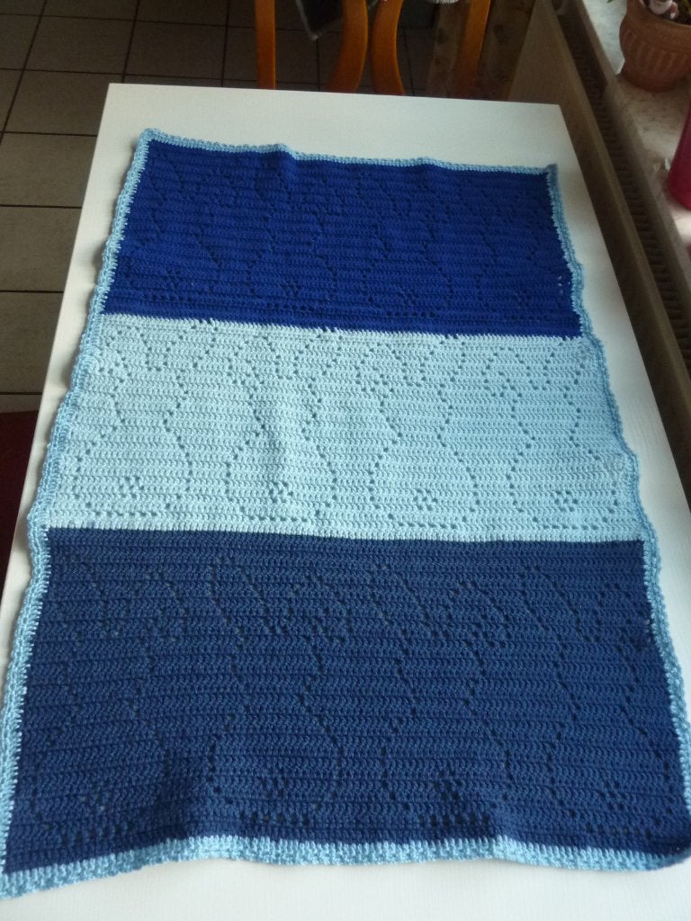 gehaakte wollen baby dekentjes., Overige kleuren, Nieuw, Handgemaakt, Deken