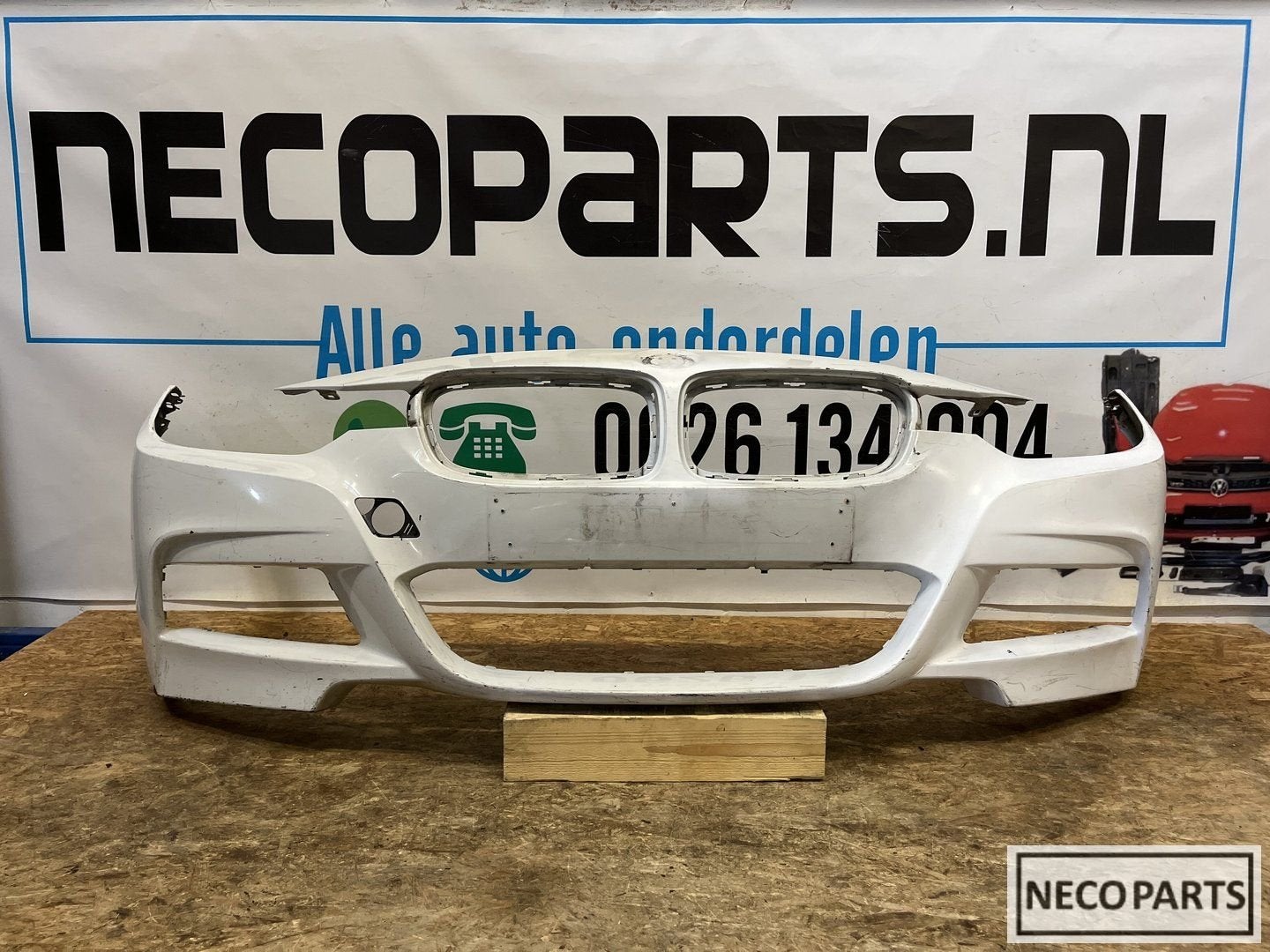 BMW 3 SERIE F30 F31 M PAKKET VOORBUMPER BUMPER ORGINEEL, Gebruikt, -, -, Ophalen of Verzenden