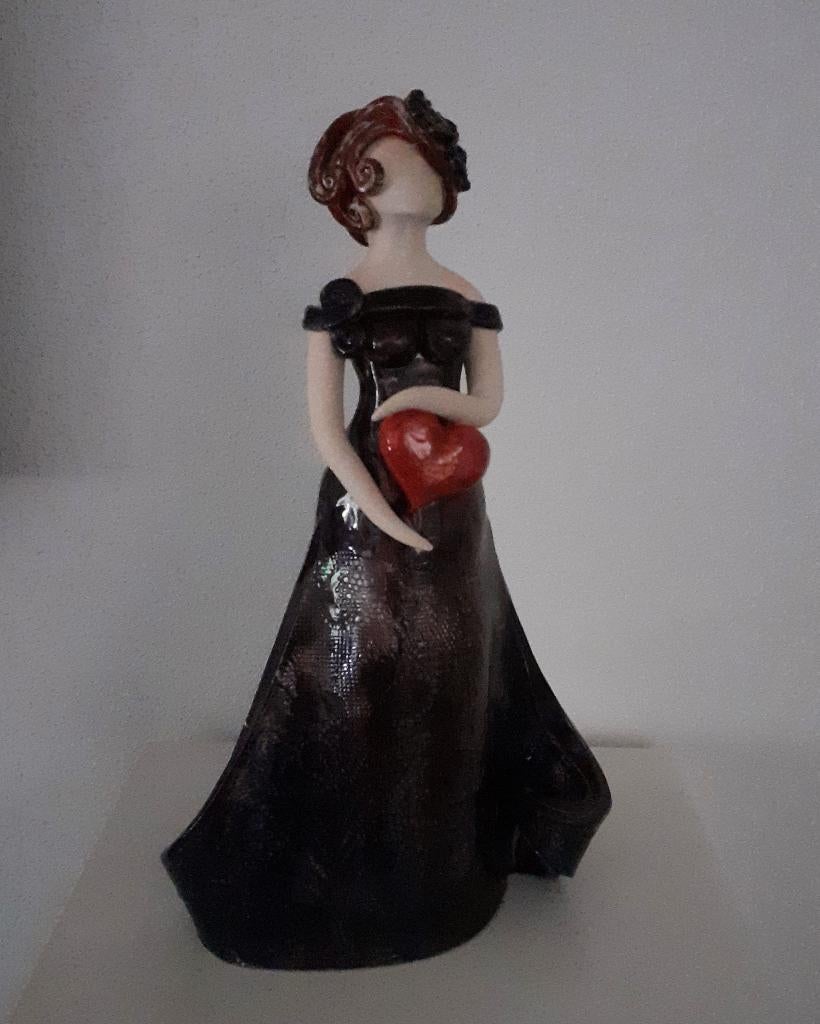 Jolanda Nabben, 'Hartenvrouw', Antiek en Kunst, Ophalen of Verzenden