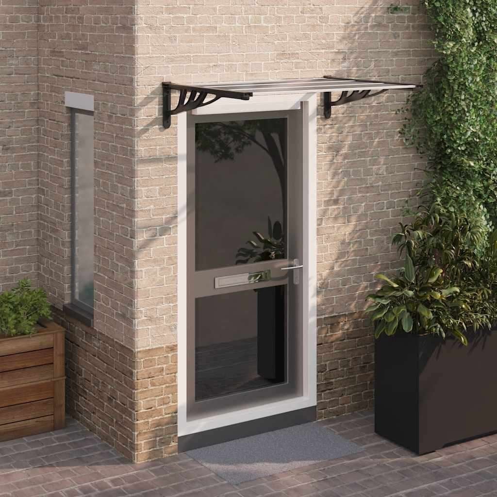 Deurluifel afdak luifel 122 x 90 cm zwart GRATIS BEZORGD!, Overige materialen, Verzenden, Minder dan 20 mm, Nieuw