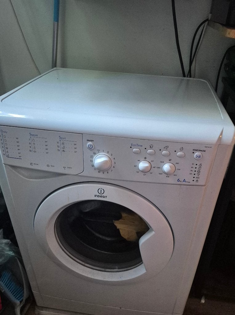Wasmachine, Witgoed en Apparatuur, Wasmachines, Ophalen, Gebruikt, Minder dan 85 cm, Voorlader