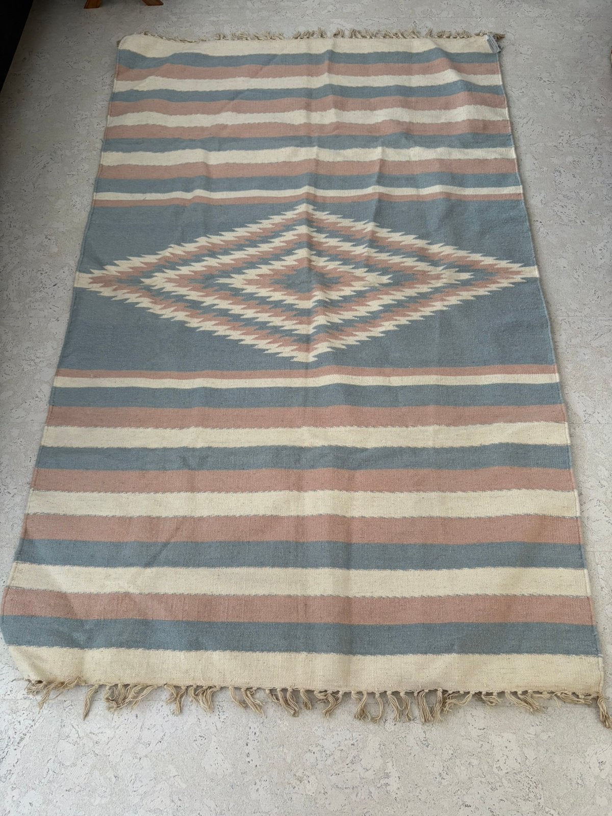 Mooie kleed, 100% wol, nieuw, nr2, Huis en Inrichting, 100 tot 150 cm, Blauw, Nieuw, Ophalen of Verzenden