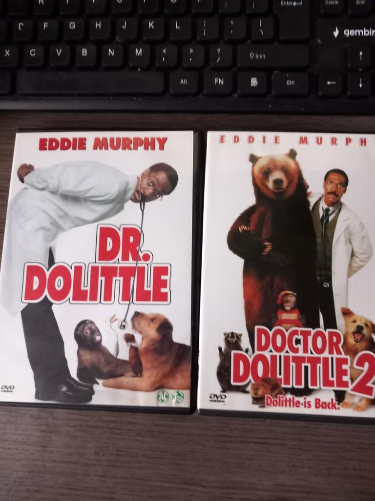 Dr. Dolittle 1 & 2 - Eddie Murphy DVD's, Ophalen of Verzenden, Zo goed als nieuw, Komedie, Alle leeftijden