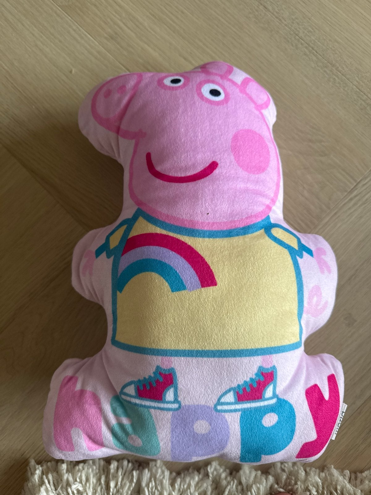 Nieuw Peppa Pig kussen - Zacht en kleurrijk, Nieuw, Ophalen of Verzenden, Peppa Pig, Middelgroot (20 tot 80 cm)
