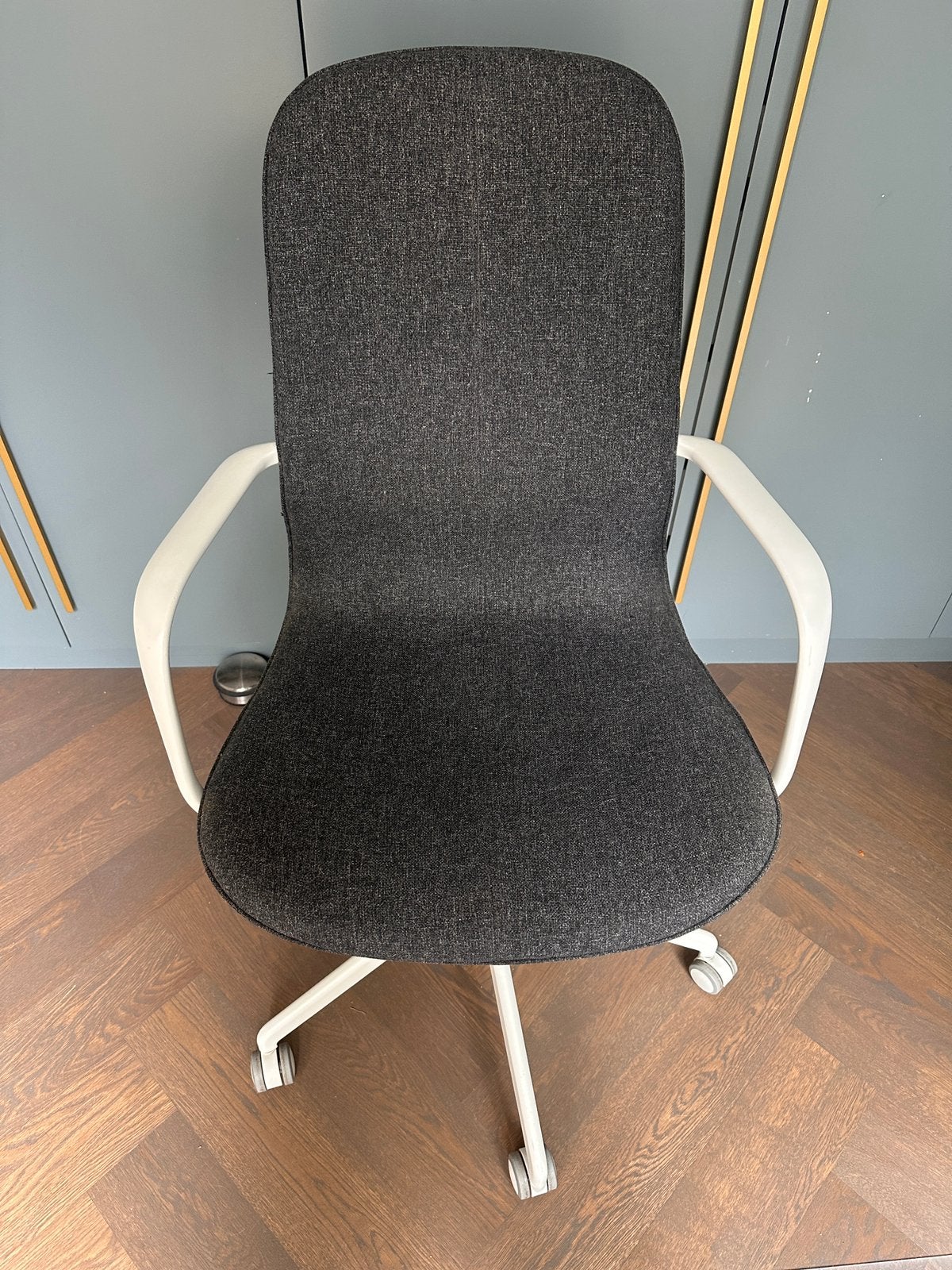 IKEA langfjall, Huis en Inrichting, Bureaustoelen, Gebruikt, Bureaustoel, Grijs, Ergonomisch, Ophalen