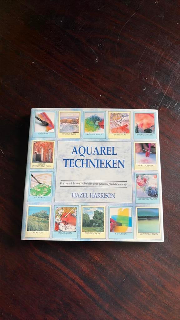 Aquareltechnieken - Hazel Harrison, Boeken, Ophalen of Verzenden, Gelezen, Tekenen en Schilderen