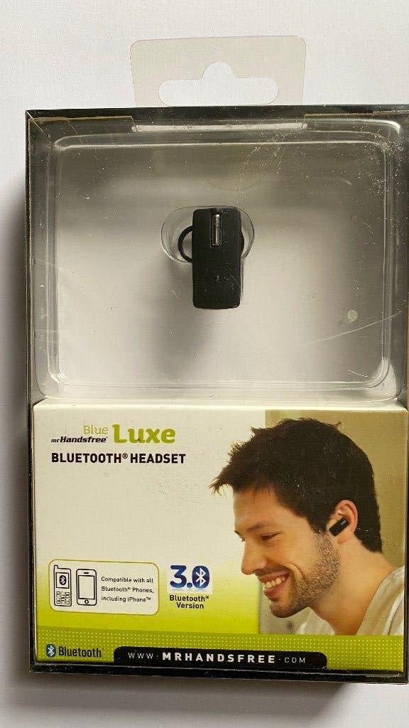 Mr Handsfree Blue Luxe Bluetooth Headset - Nieuw in doos, In-ear, Mr Handsfree, Nieuw, Ophalen of Verzenden