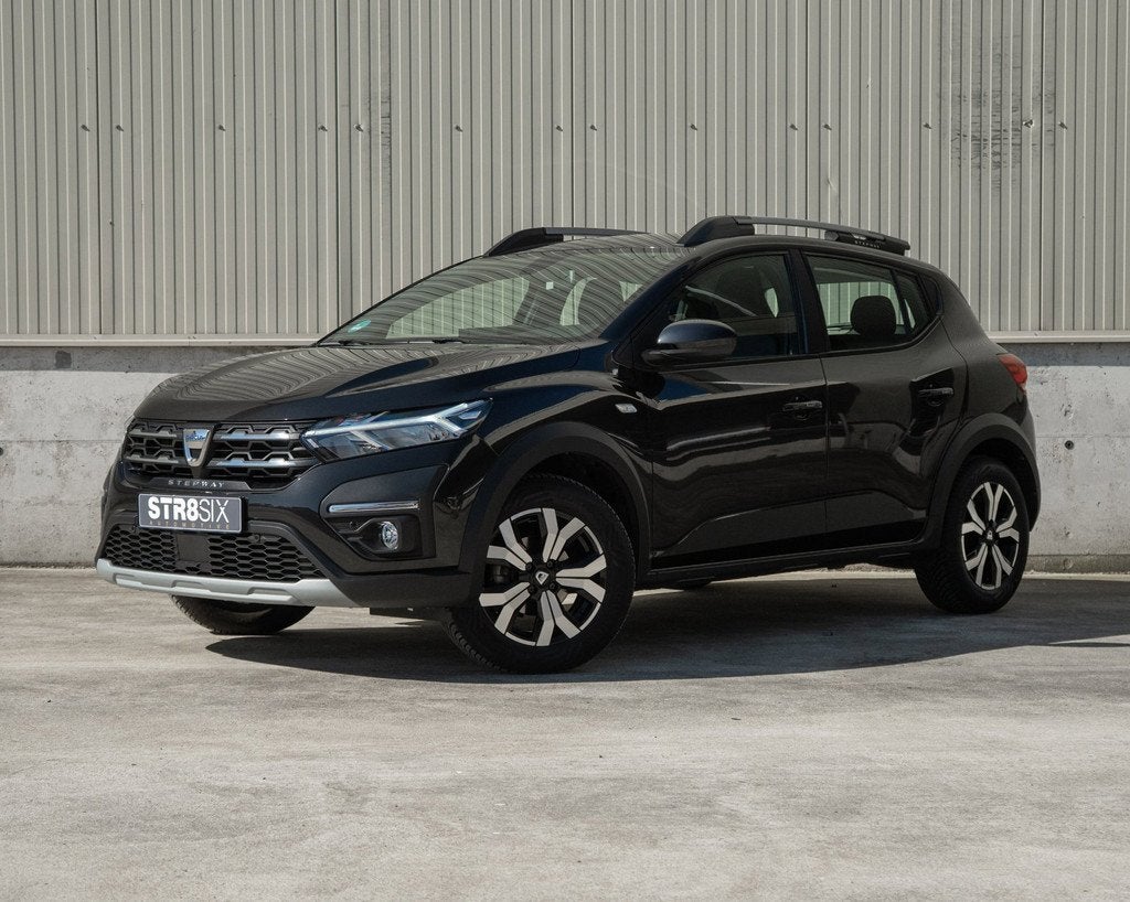 Dacia Sandero Stepway 1.0 TCe 91 PK (2021) Comfort | Navi Fu, Auto's, Dacia, Voorwielaandrijving, Zwart, Origineel Nederlands