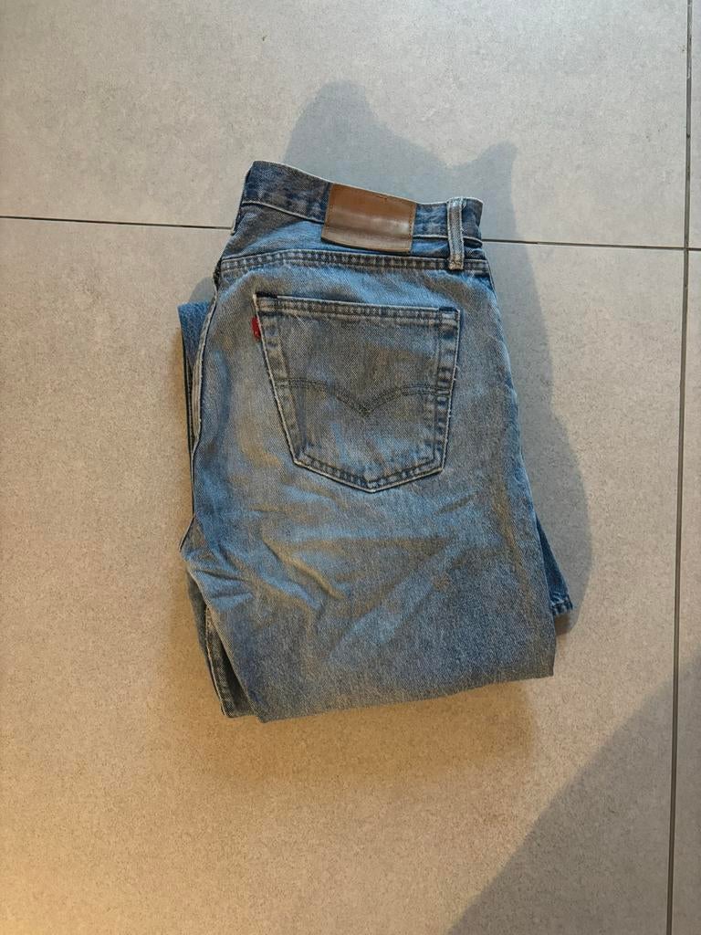 Levi's 501 Spijkerbroek - tijdloze broek, Verzenden, Gedragen, Blauw, W33 - W34 (confectie 48/50)