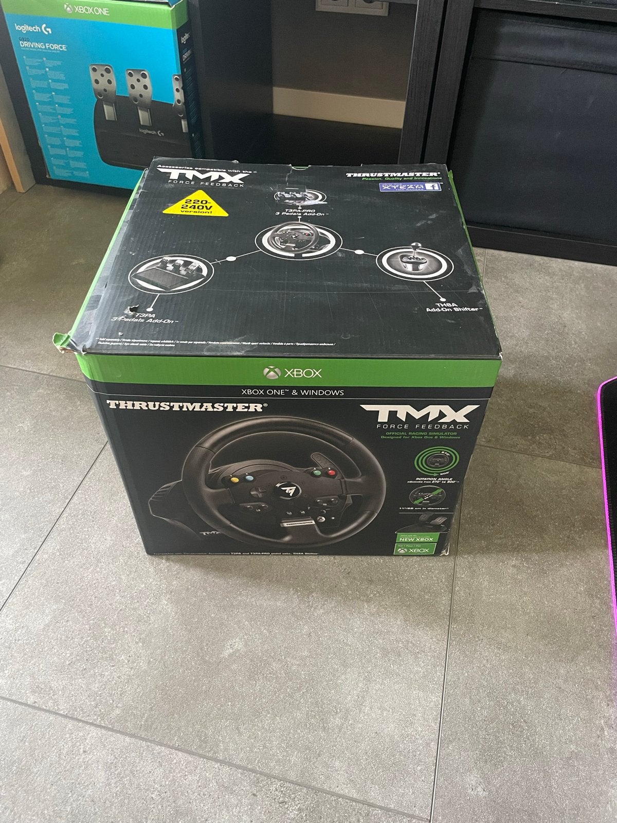 Thrustmaster TMX Force Feedback racestuur voor Xbox/PC, Spelcomputers en Games, Spelcomputers | Xbox | Accessoires, Ophalen of Verzenden