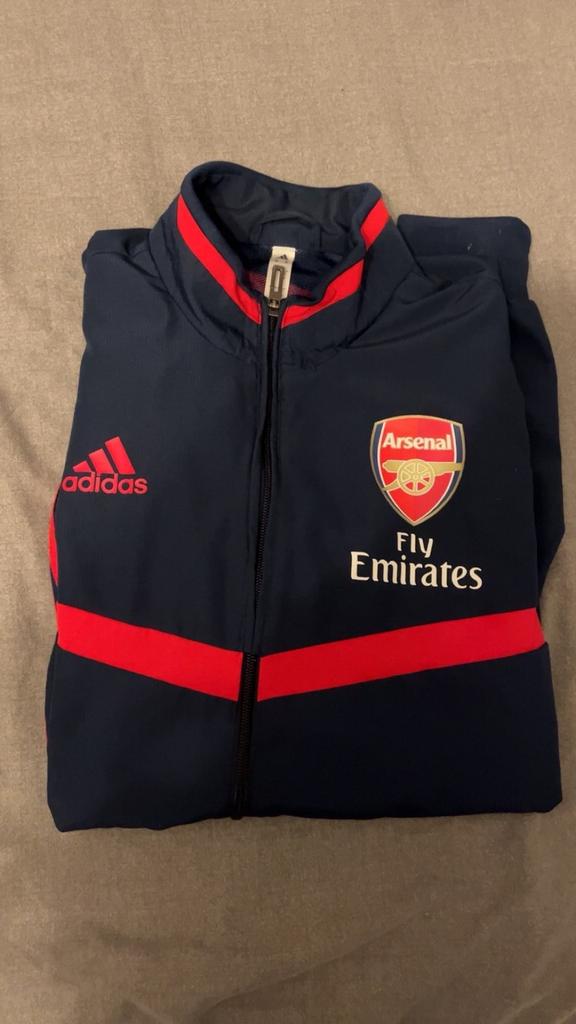 Arsenal trainingsjack 2019/2020, Kleding | Heren, Sportkleding, Maat 48/50 (M), Ophalen of Verzenden, Zo goed als nieuw, Voetbal