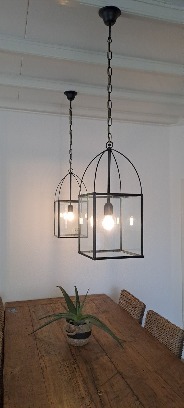 2 mooie lampen merk Jan Frantzen., Ophalen, Zo goed als nieuw, Minder dan 50 cm