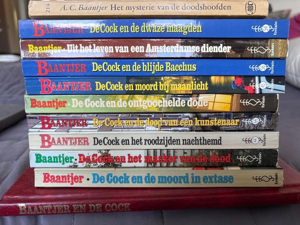Baantjer boeken - De Cock serie (10 delen), Ophalen, Gelezen