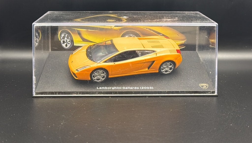 Lamborghini Gallardo 2003 oranje modelauto 1:43, Ophalen of Verzenden, Zo goed als nieuw, Auto, Overige merken