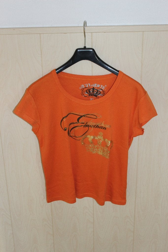 Oranje shirt maat XL, Kleding | Dames, Maat 46/48 (XL) of groter, Oranje, Ophalen of Verzenden, Korte mouw