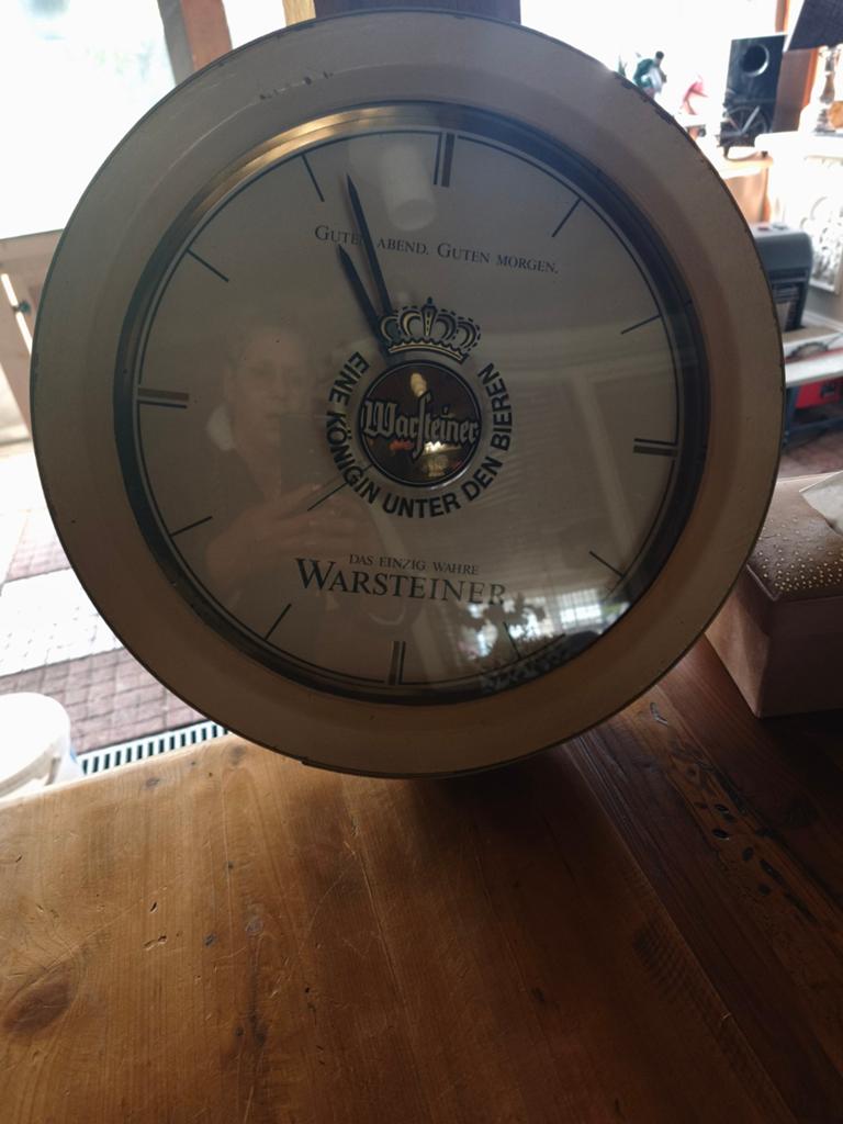 Warsteiner Reclameklok - Uniek Verzamelobject, Ophalen