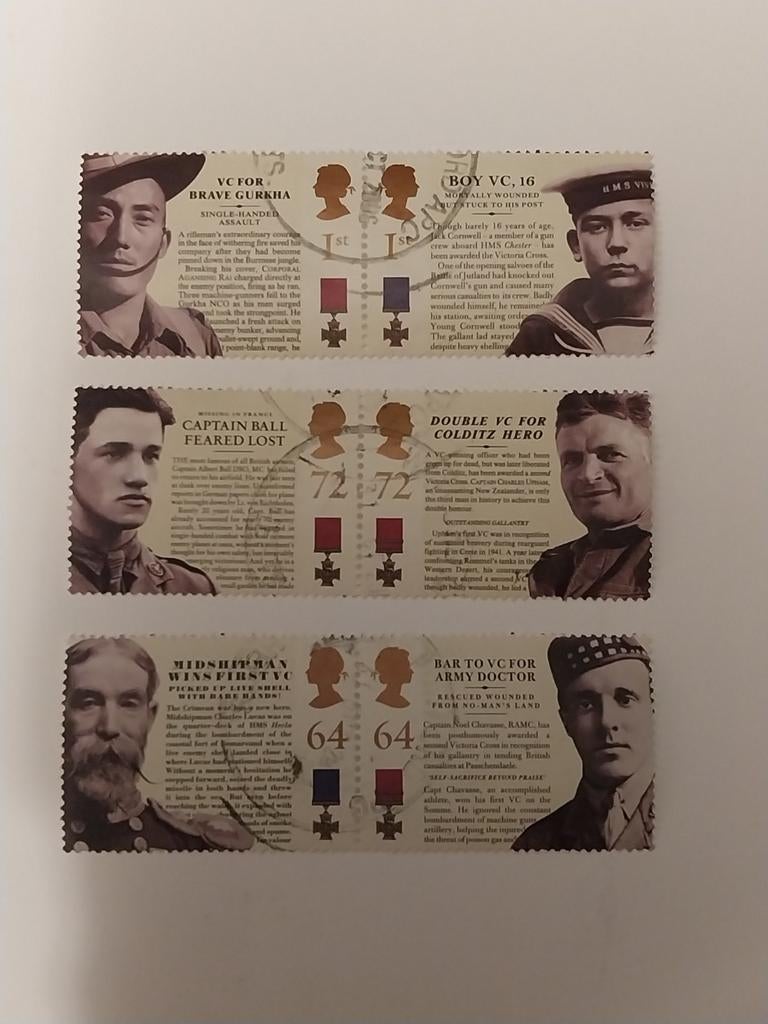Engeland 2440-2445 Victoria kruis 2006 gestempeld mi 12 eu, Ophalen of Verzenden
