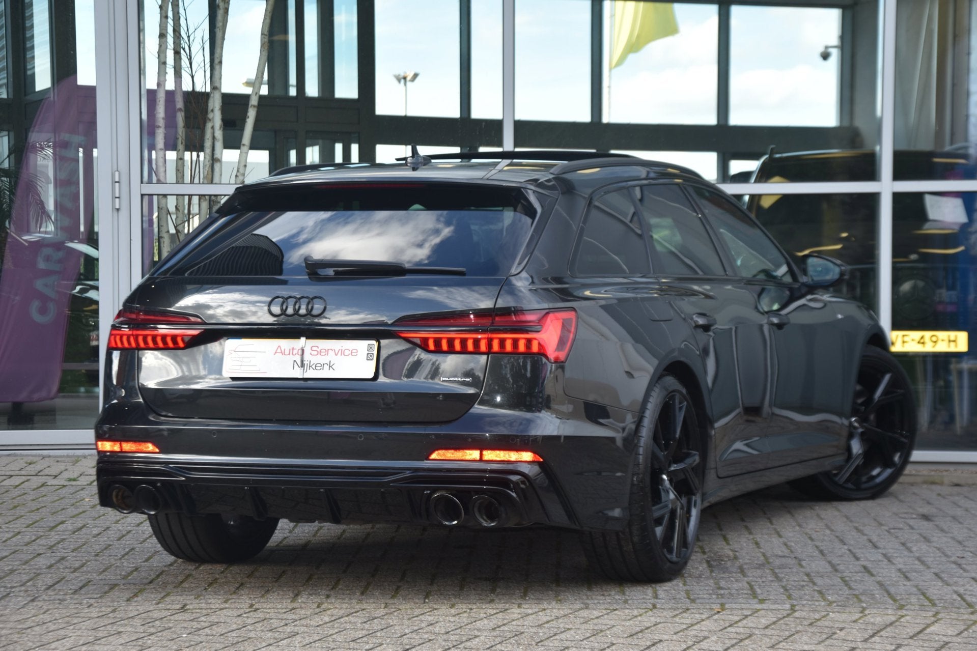 Audi A6 Avant 55 TFSI e quattro Competition 367PK | Pano | M, Auto's, Automaat, Dealer onderhouden, Gebruikt, 4 cilinders