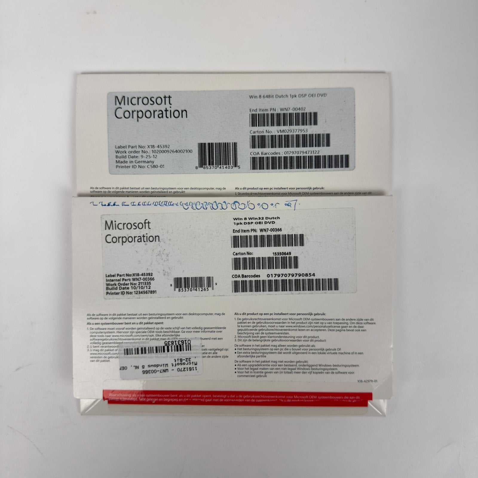 Microsoft Windows 8 OEM DVD 32/64-bit Nederlands, Computers en Software, Besturingssoftware, Gebruikt, Windows, Ophalen of Verzenden