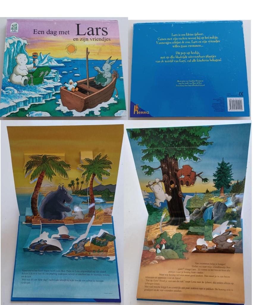 Een dag met Lars in harde kaft, Boeken, Gelezen, Hans de Beer, Uitklapboek, Jongen of Meisje