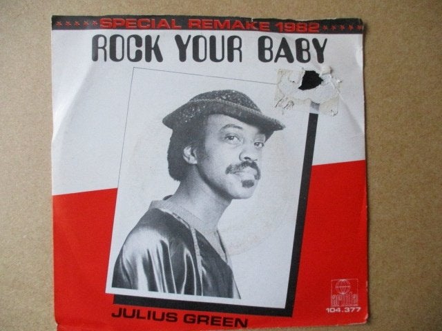 s2194 julius green - rock your baby, Ophalen, Gebruikt, 7 inch, Overige genres