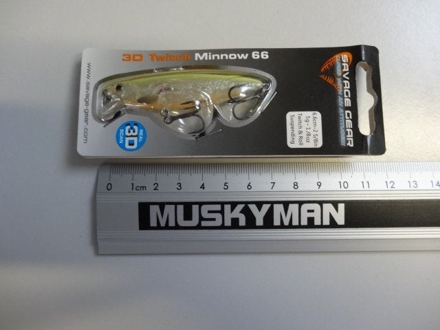 Kunstaas: Savage Gear 3D Twitch Minnow 66 pluggen, Verzenden, Nieuw, Overige typen
