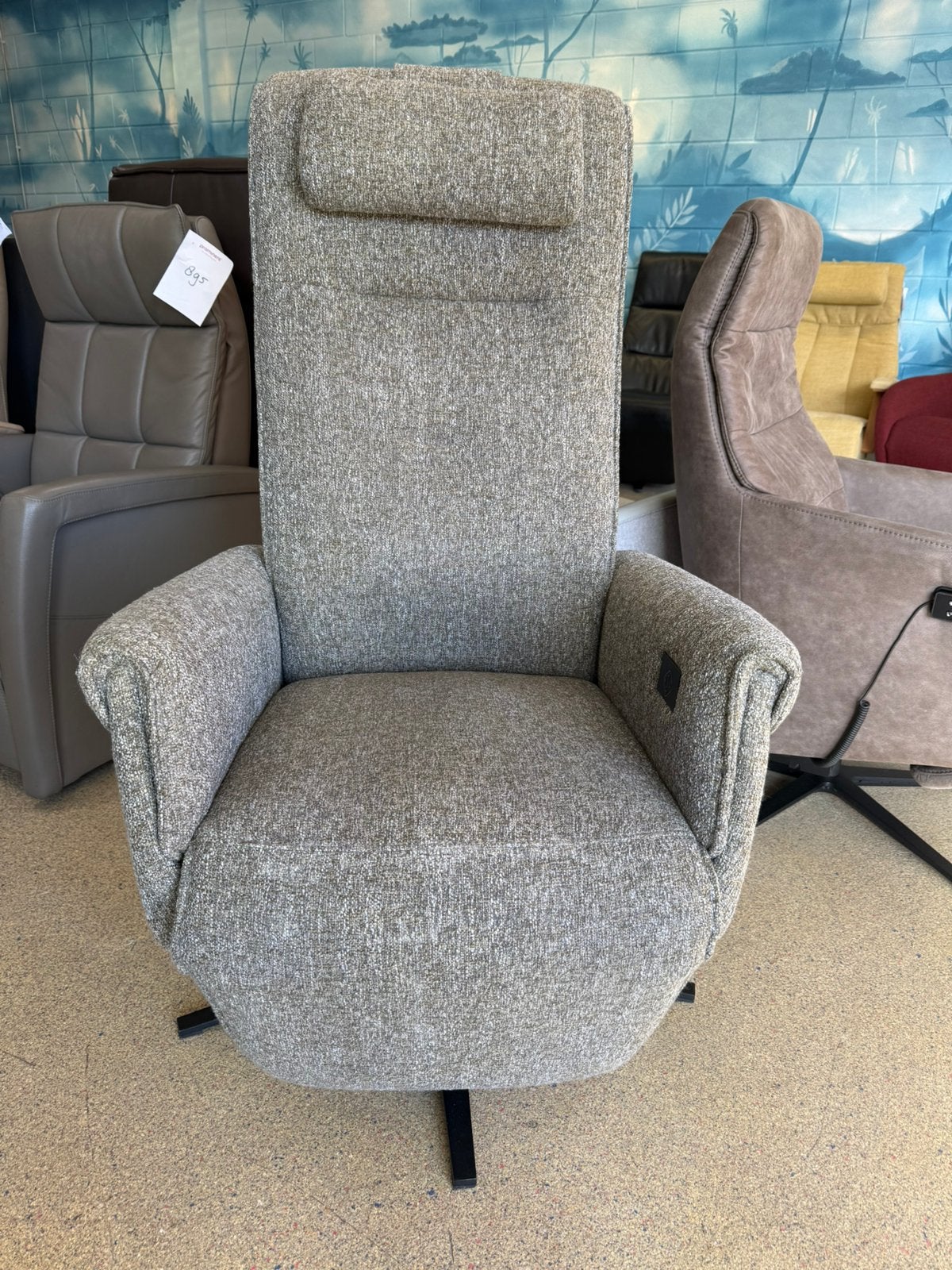 Paar mnd oude Velderhof Angelo sta op stoel relax fauteuil, Ophalen of Verzenden, Nieuw, Ruim 100 fauteuils in alle kleuren en maten