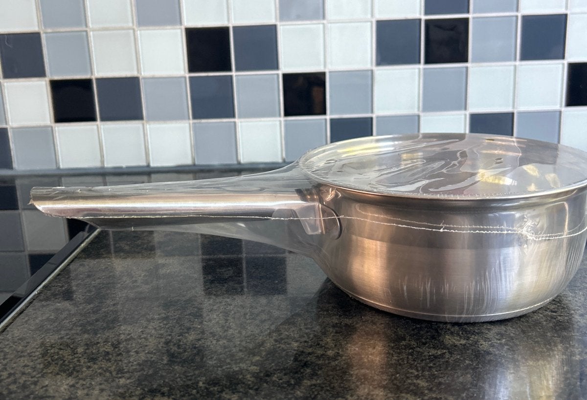 Alpina RVS Kookpan 16 cm - 1.4 Liter, Ophalen, Nieuw, Rvs, Kookpan