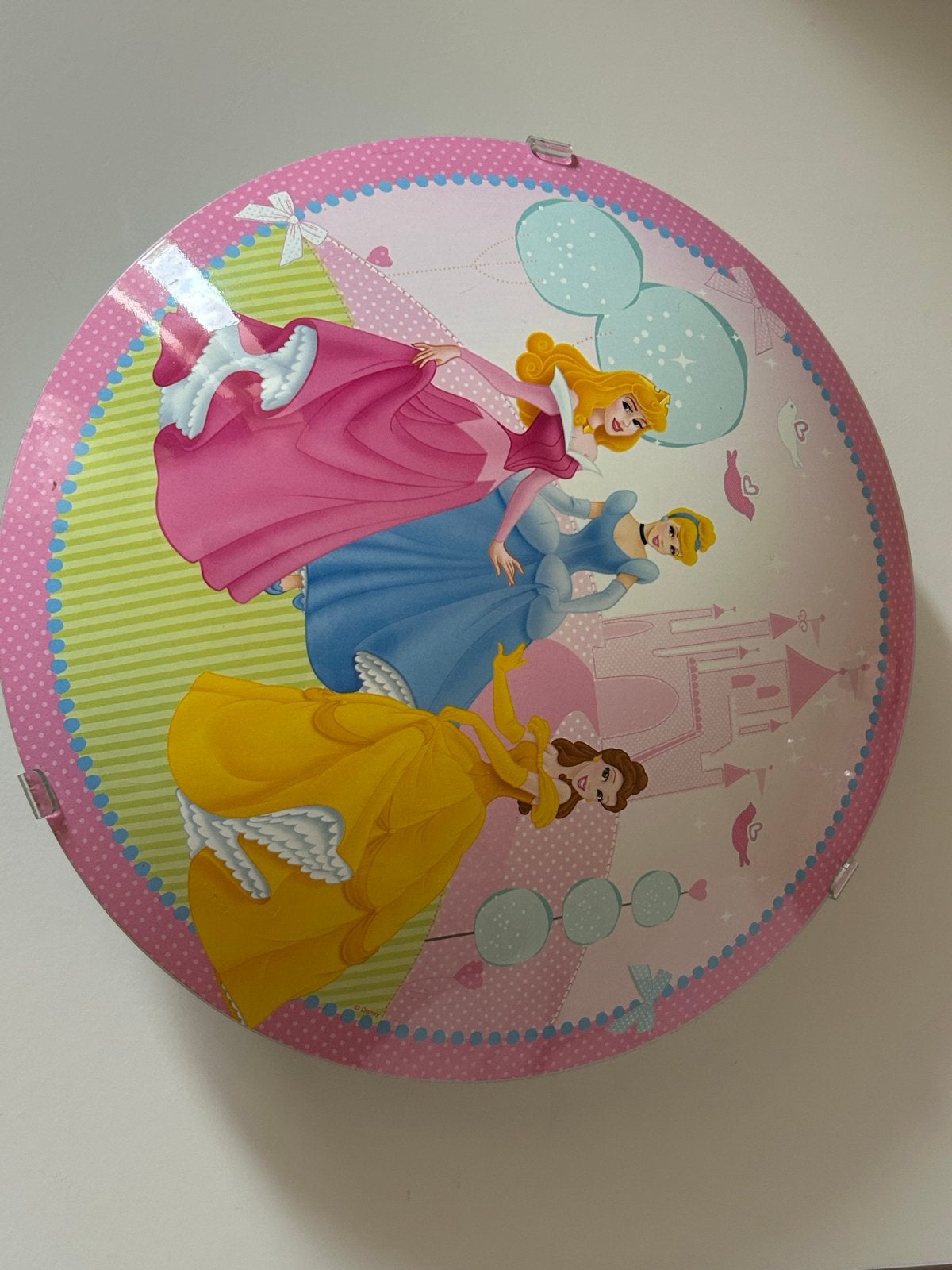 Disney Prinsessen Plafondlamp - Kinderkamer Verlichting, Ophalen of Verzenden, Gebruikt, Kunststof