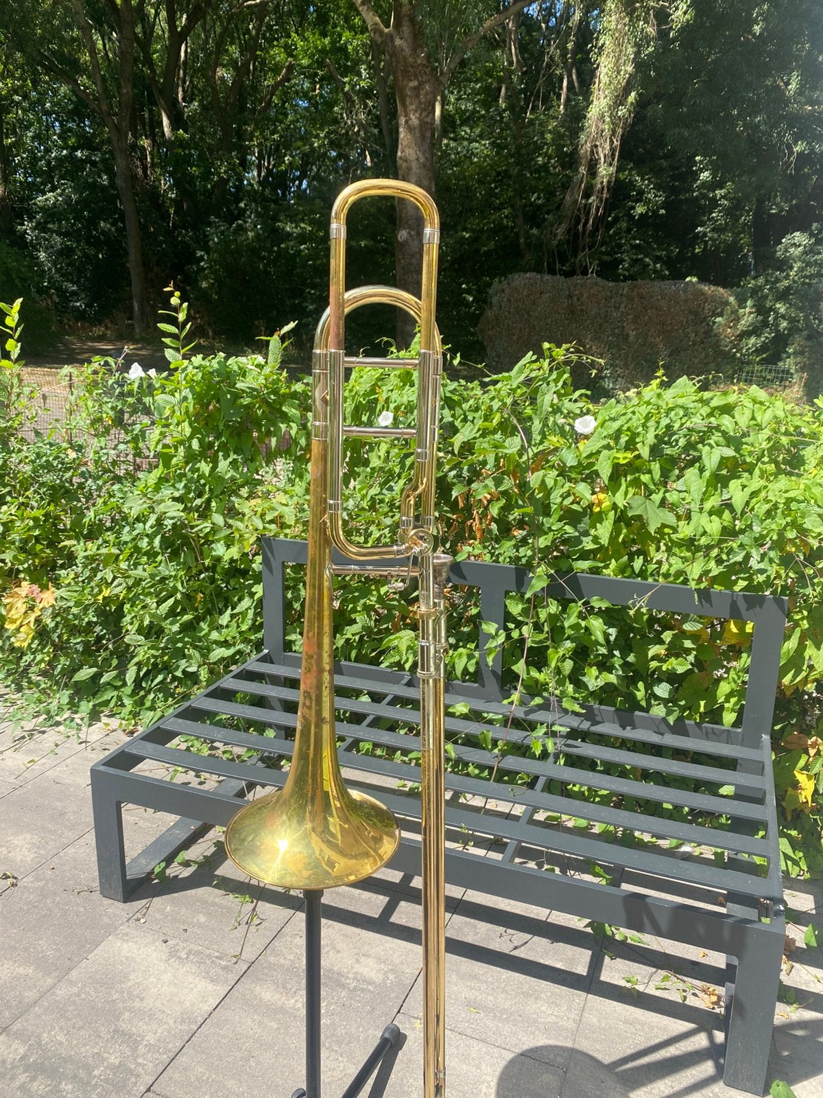 Bach 42BOG Stradivarius trombone, Ophalen of Verzenden, Gebruikt