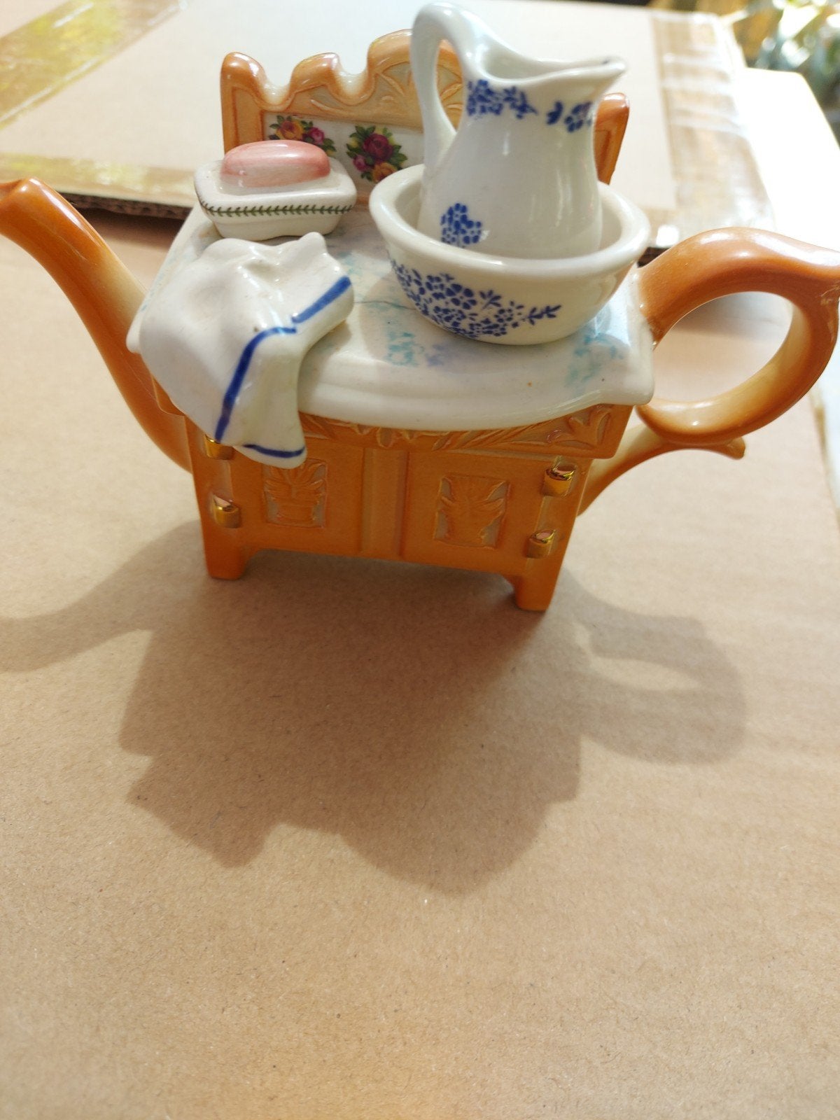 Miniatuur theepot Paul Cardew., Ophalen of Verzenden