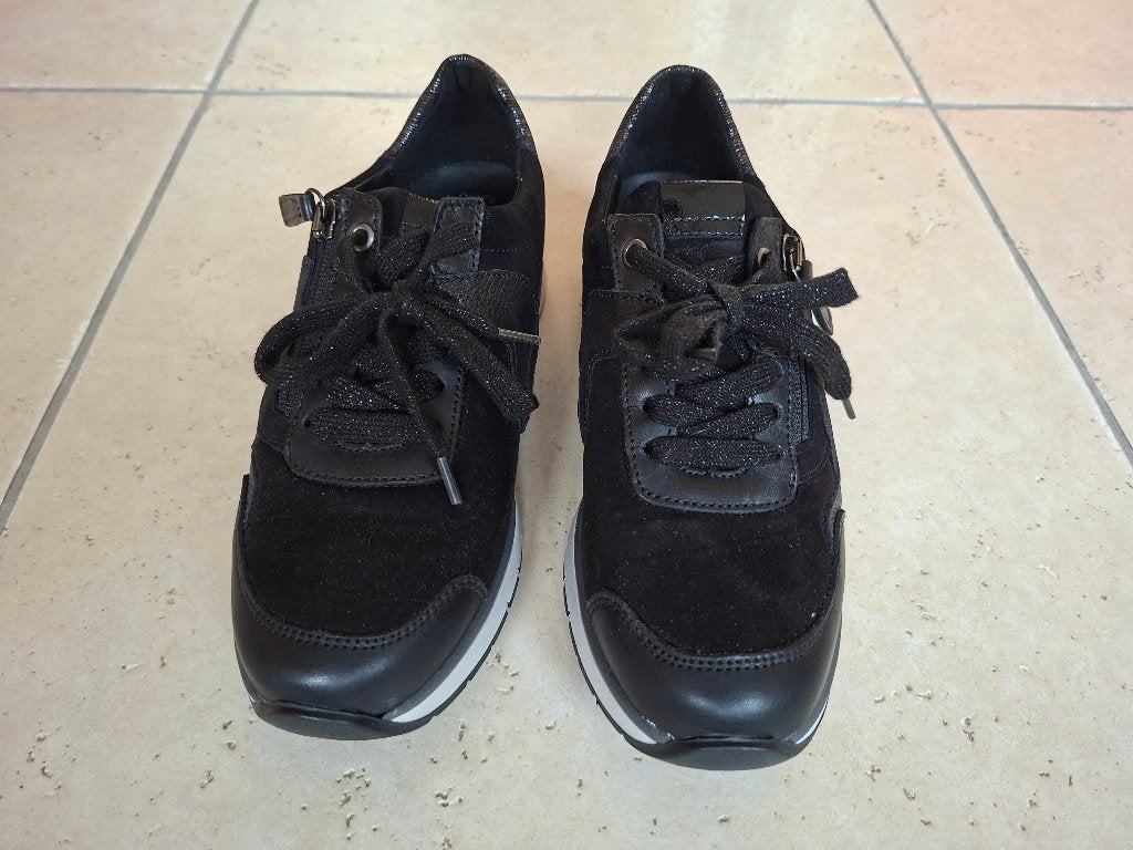Zwarte Gabor sneakers. Maat 4,5 = 37,5 breedte K, Kleding | Dames, Zwart, Gabor, Ophalen of Verzenden, Sneakers of Gympen