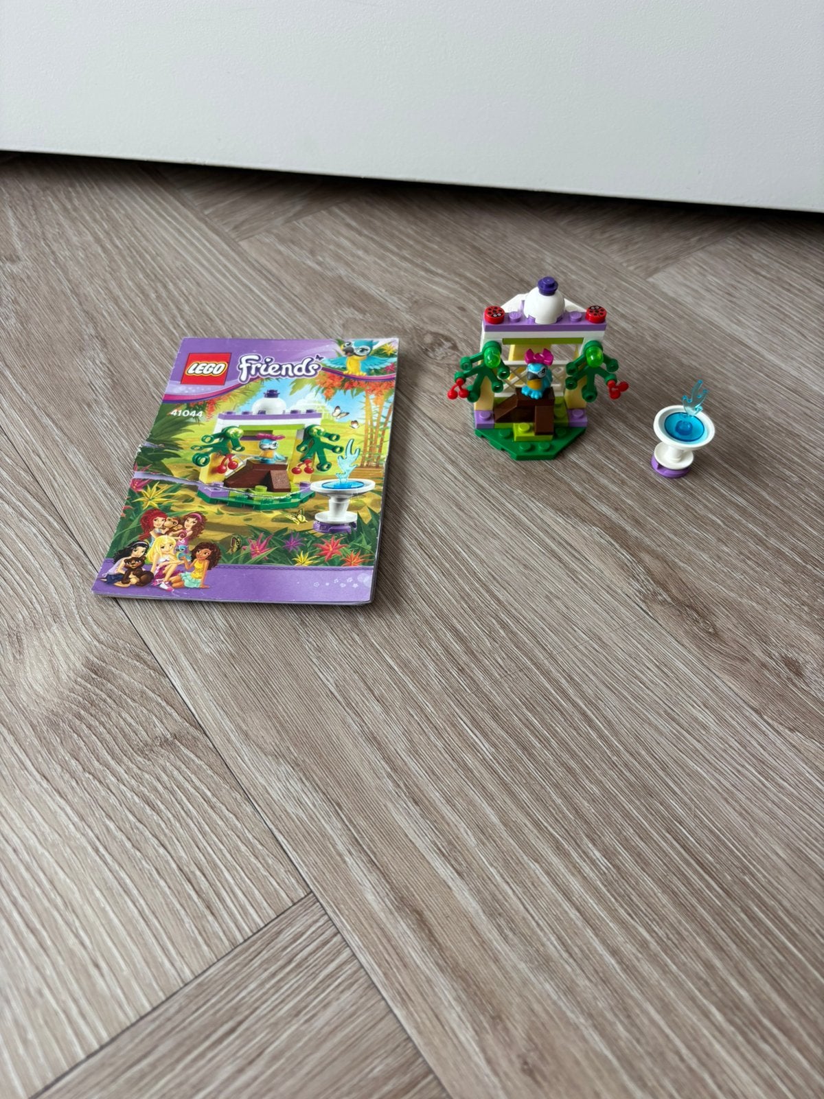 LEGO Friends set 41044 de fontein van papegaai, Ophalen, Lego, Friends, Complete set