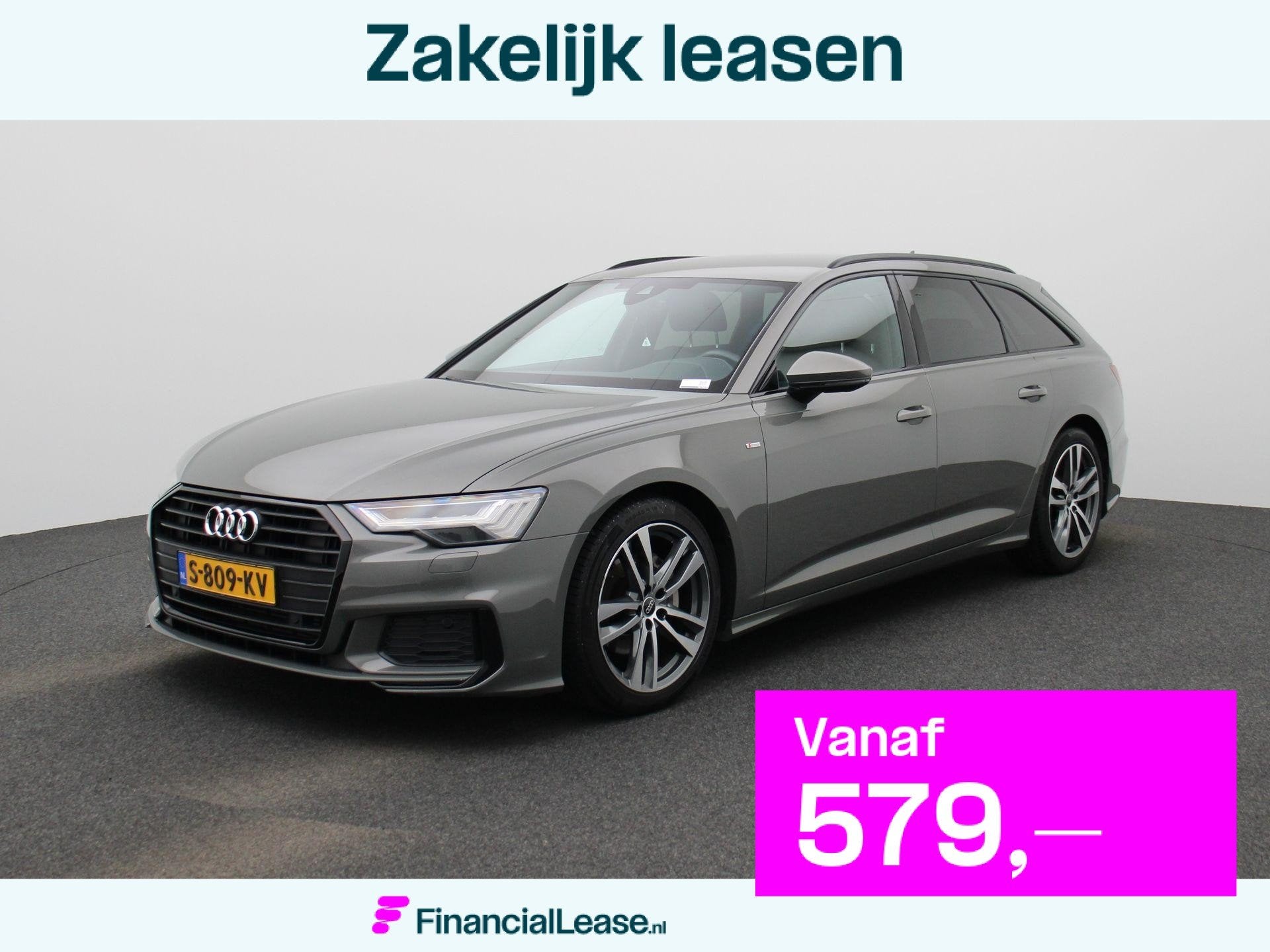 Audi A6 Avant 40 TFSI S edition Competition | Automaat | Sto, 12 maanden, Gebruikt, Leder en Stof, Origineel Nederlands
