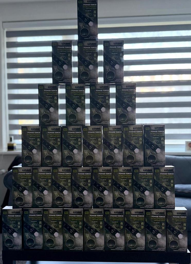 Luume led lights power torch 34 stuks!, Ophalen, Nieuw, Batterij