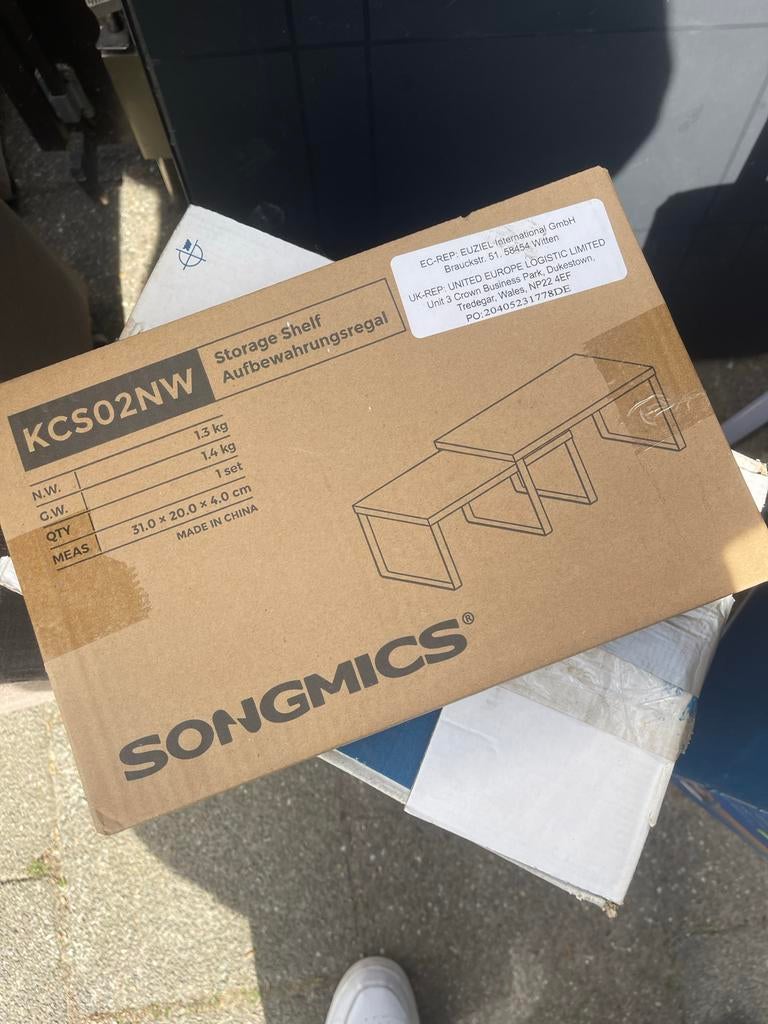 Songmics Opbergrek KCS02NW - Nieuw in doos, Ophalen, Nieuw