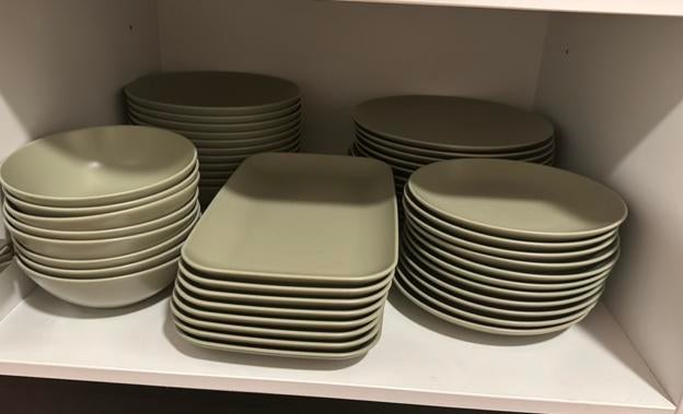 Groen servies, Ophalen of Verzenden