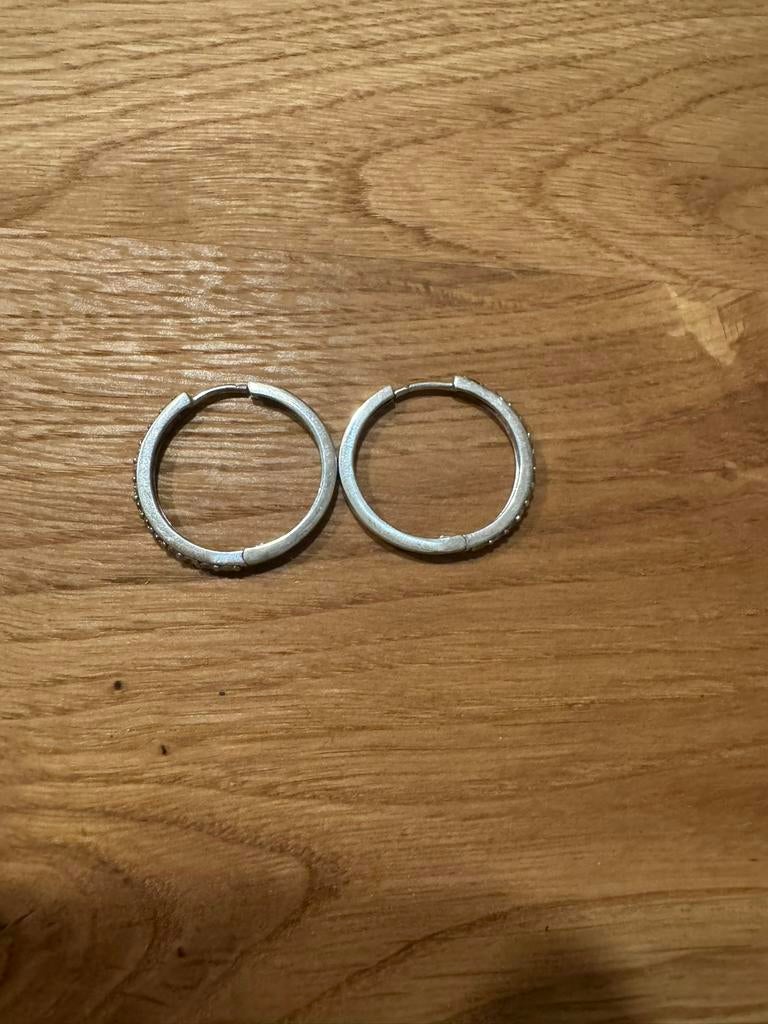 Zinzi ZIO193Z Creolen zilver, Ophalen of Verzenden, Zo goed als nieuw, Zilver