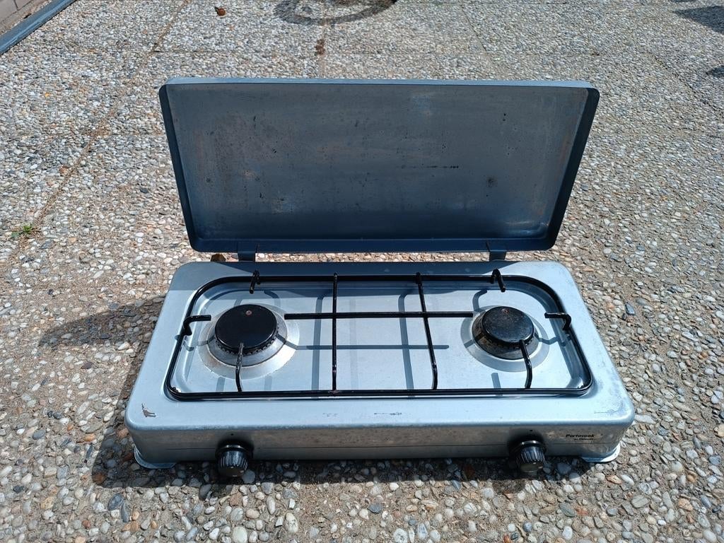 2-pits kooktoestel voor camping, caravan of camper, Caravans en Kamperen, Kampeeraccessoires, Ophalen of Verzenden, Gebruikt