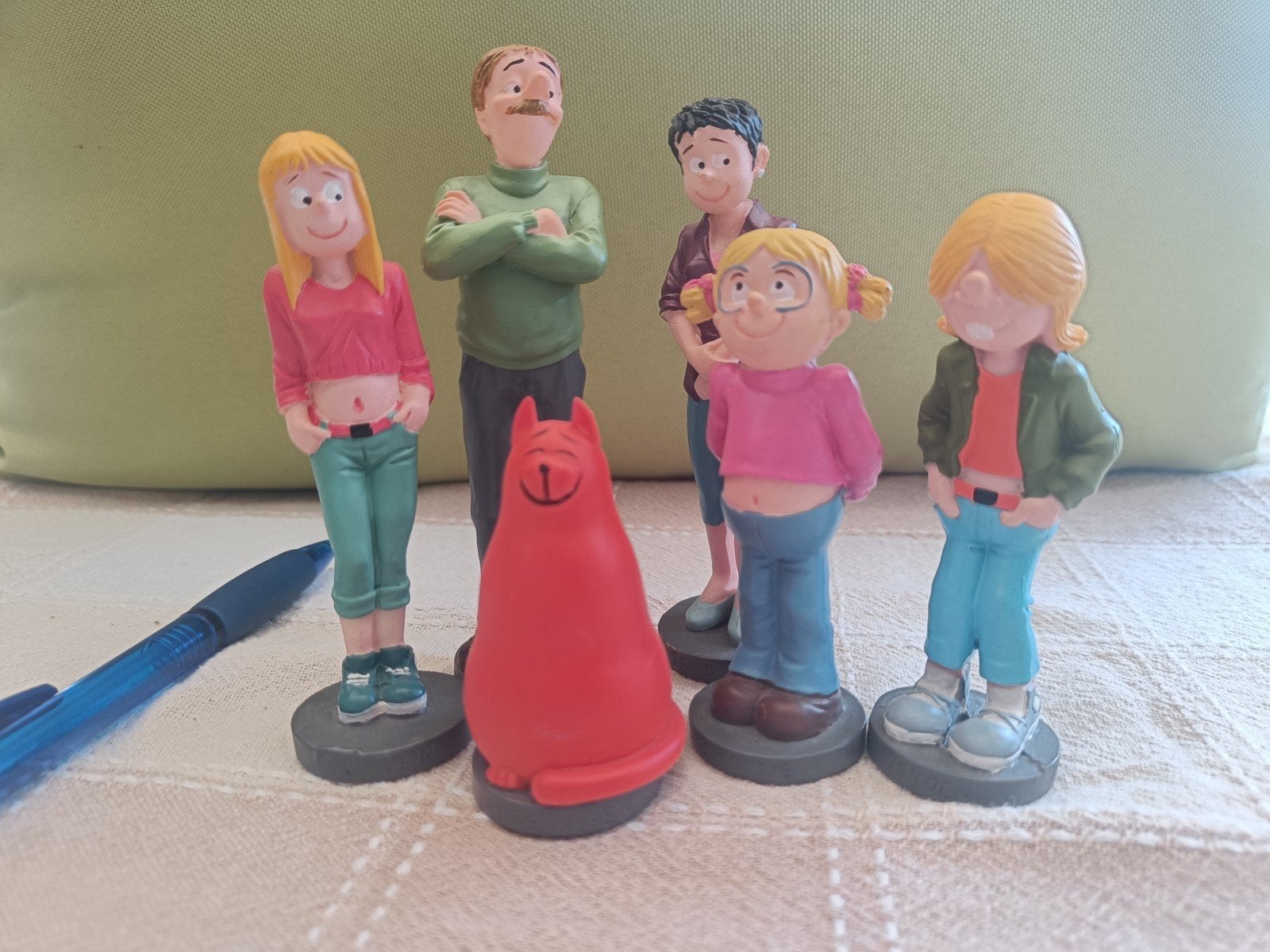 Jan, Jans en de Kinderen en de Rode Kater - beeldjes Sanoma, Verzamelen, Ophalen of Verzenden, Zo goed als nieuw