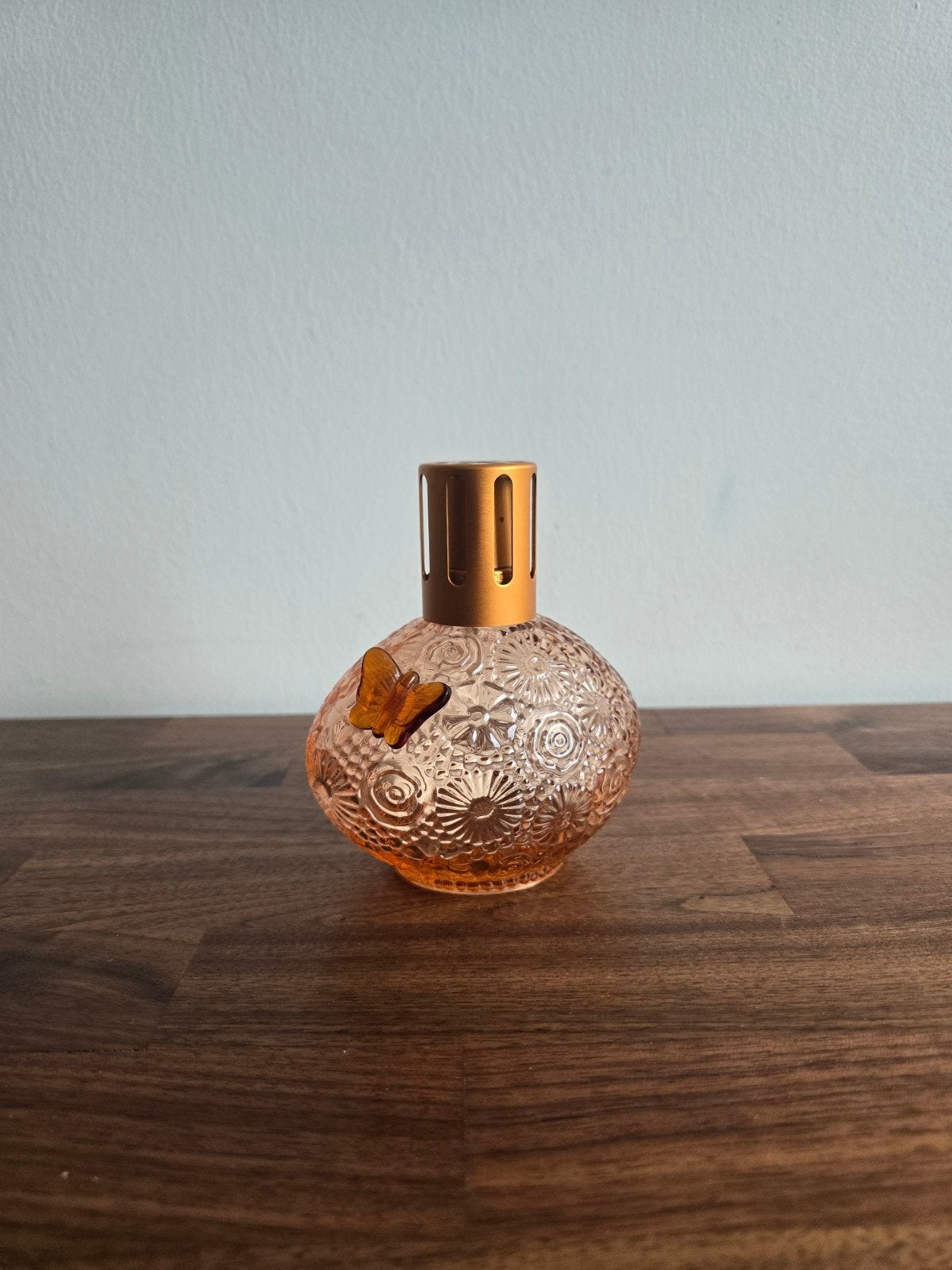 Maison Berger Butinage Geurlamp - Perzik/Oranje, Ophalen of Verzenden, Zo goed als nieuw, Oranje, Glas