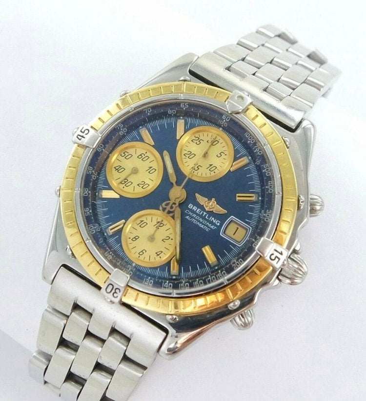 Breitling Chronomat, Ophalen, Zo goed als nieuw, Goud, Breitling