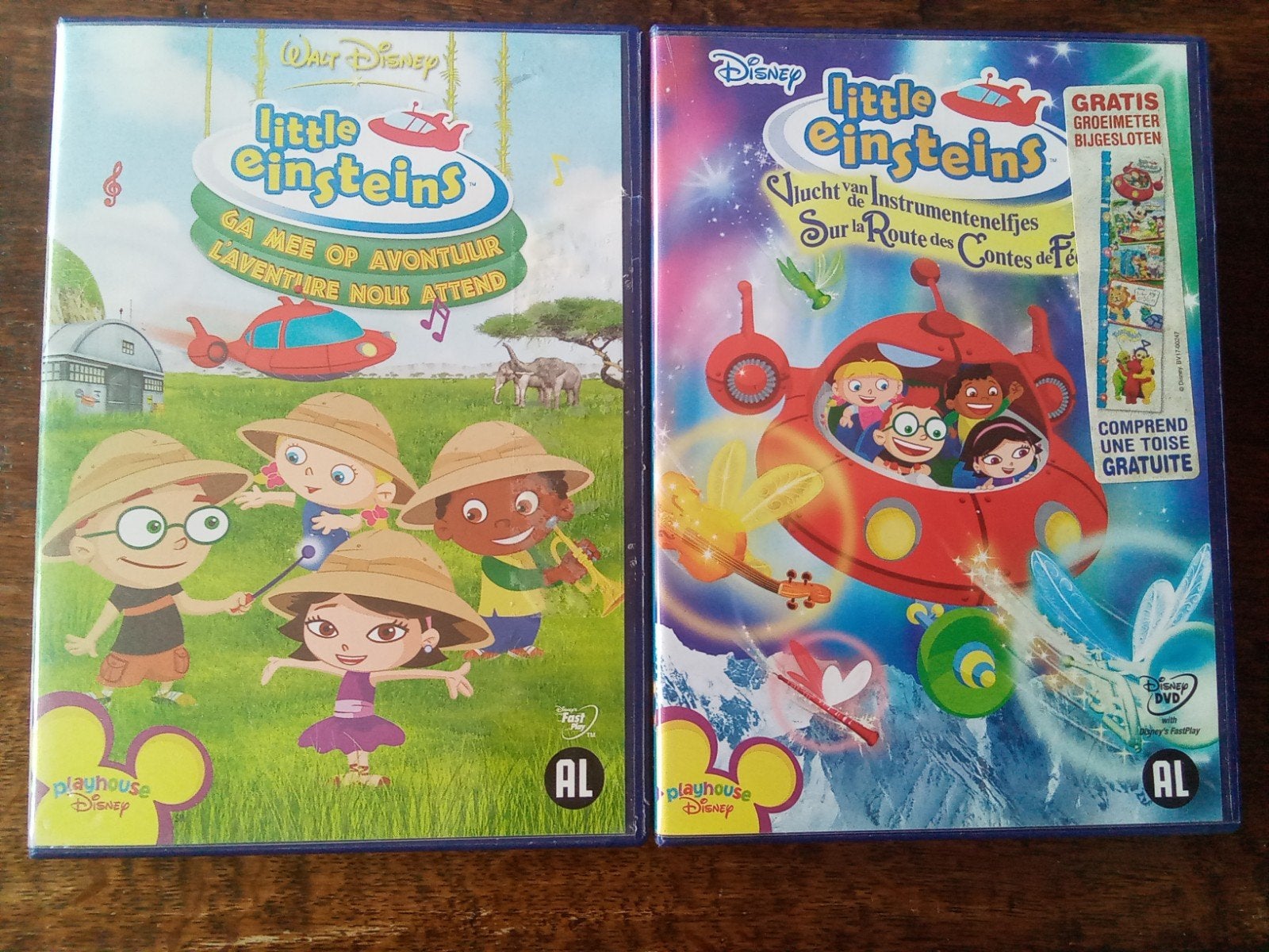 Little Einsteins Mee op Avontuur & Vlucht Instrumentenelfjes, Gebruikt, Alle leeftijden, Tv-serie, Nederlands