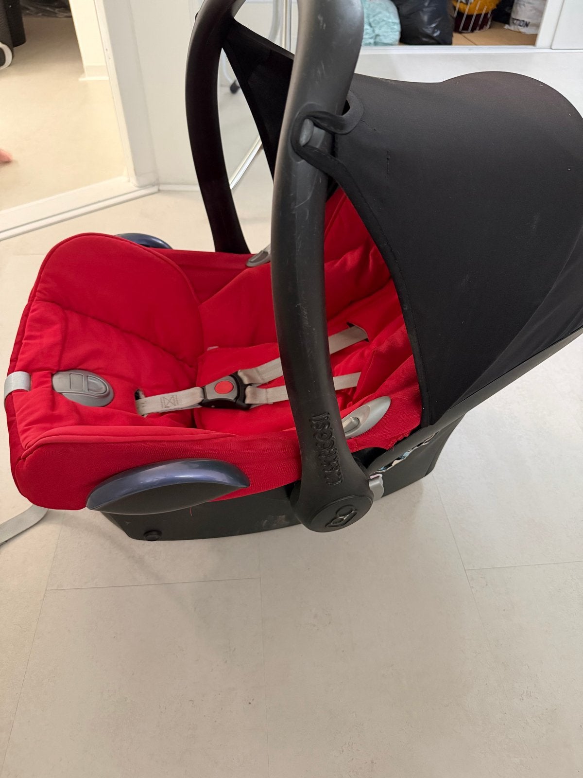 Maxi-Cosi autostoel - Rood, 0-13 kg, Ophalen, Zijbescherming, 0 t/m 13 kg, Maxi-Cosi