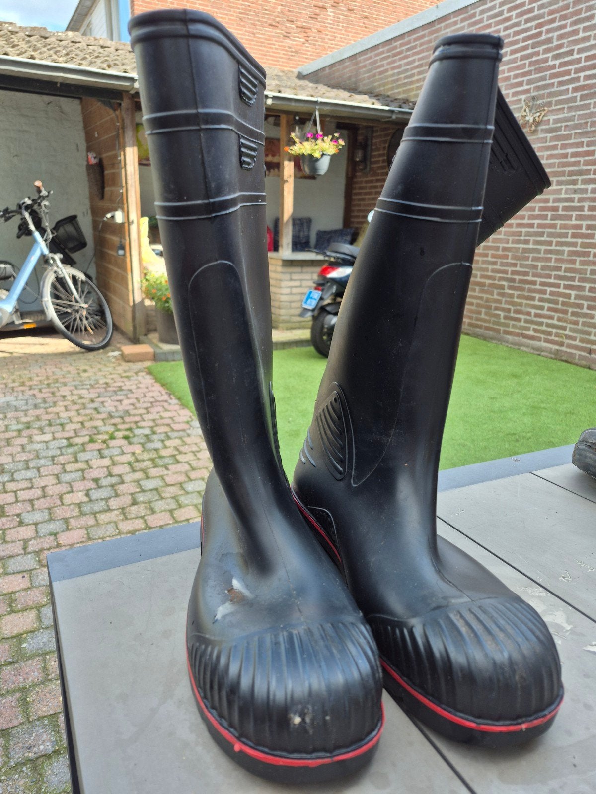 Dunlop Acifort werklaarzen, maat 45, Tuin en Terras, Ophalen, Gebruikt, Heren, Laarzen