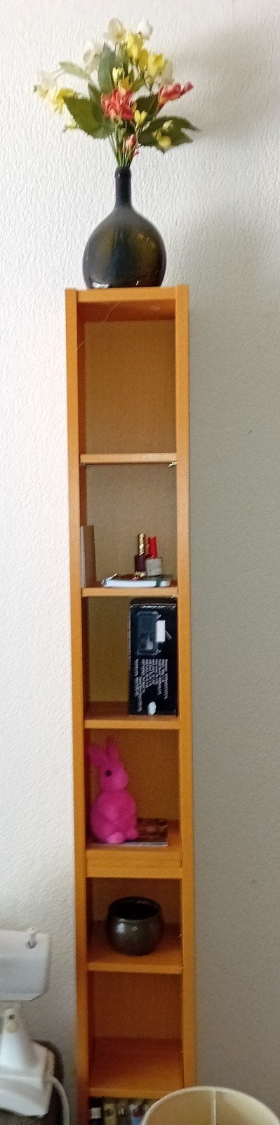 Smalle hoge kast, Huis en Inrichting, Ophalen, Gebruikt, 25 tot 50 cm, 200 cm of meer