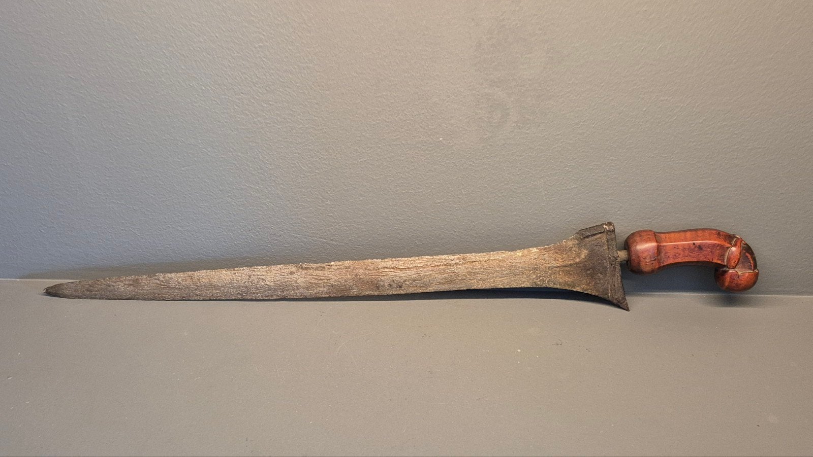Antieke Kris (Keris) met houten handvat - 49 CM, Ophalen of Verzenden