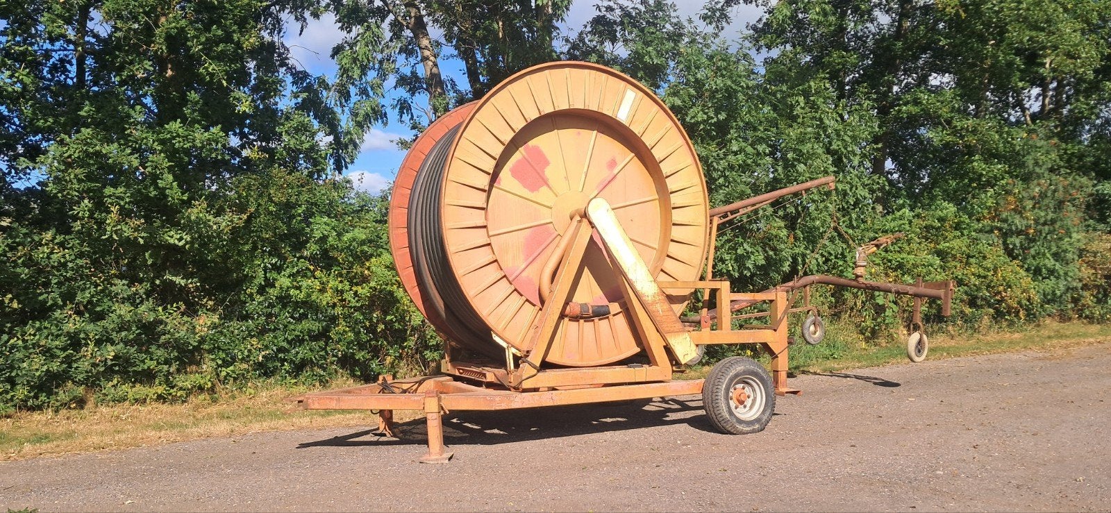 beregeningshaspel fiber 110mm, Ophalen of Verzenden, Beregening en Drainage