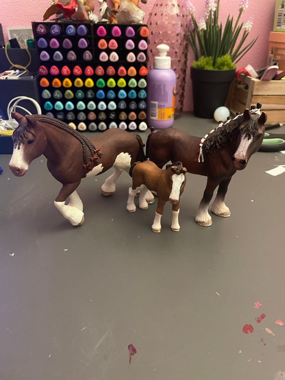 Clydesdales van schleich, Ophalen of Verzenden, Zo goed als nieuw